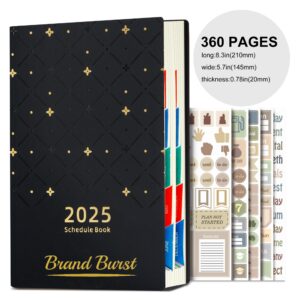 A5 Schedule Notebook 2025 Item No#11374