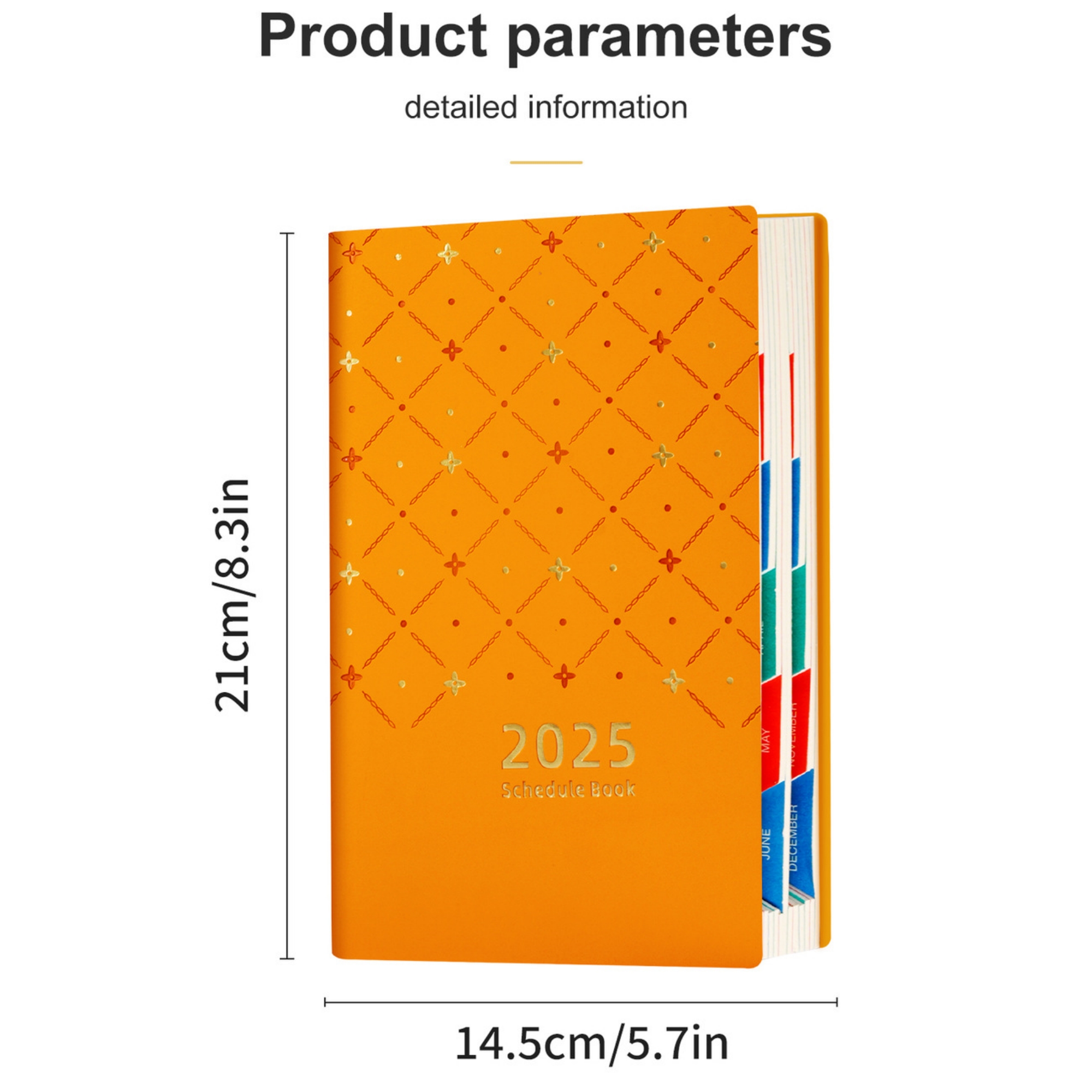 A5 Schedule Notebook 2025 Item No#11374 - Image 3