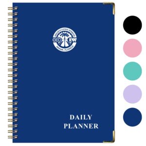 A5 Spiral Daily Planner With Paperboard Cover Item No#11378