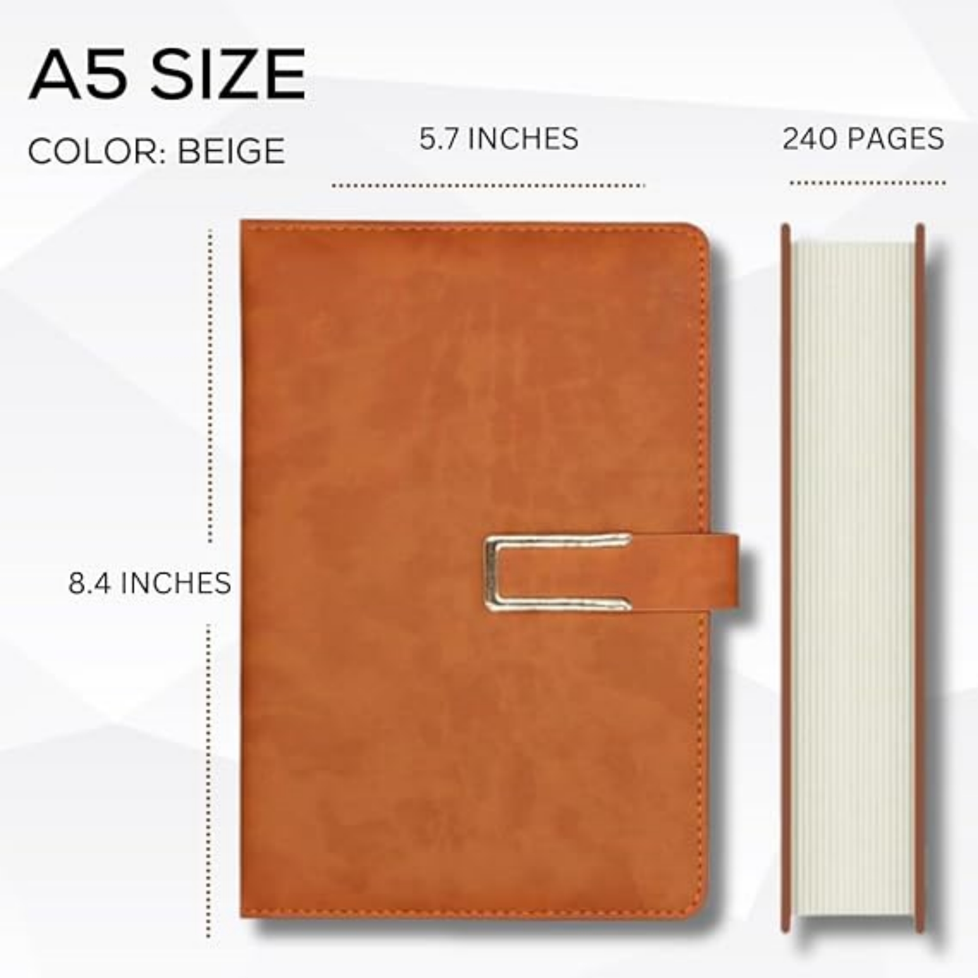 Leather Journal A5 Item No#11519 - Image 3