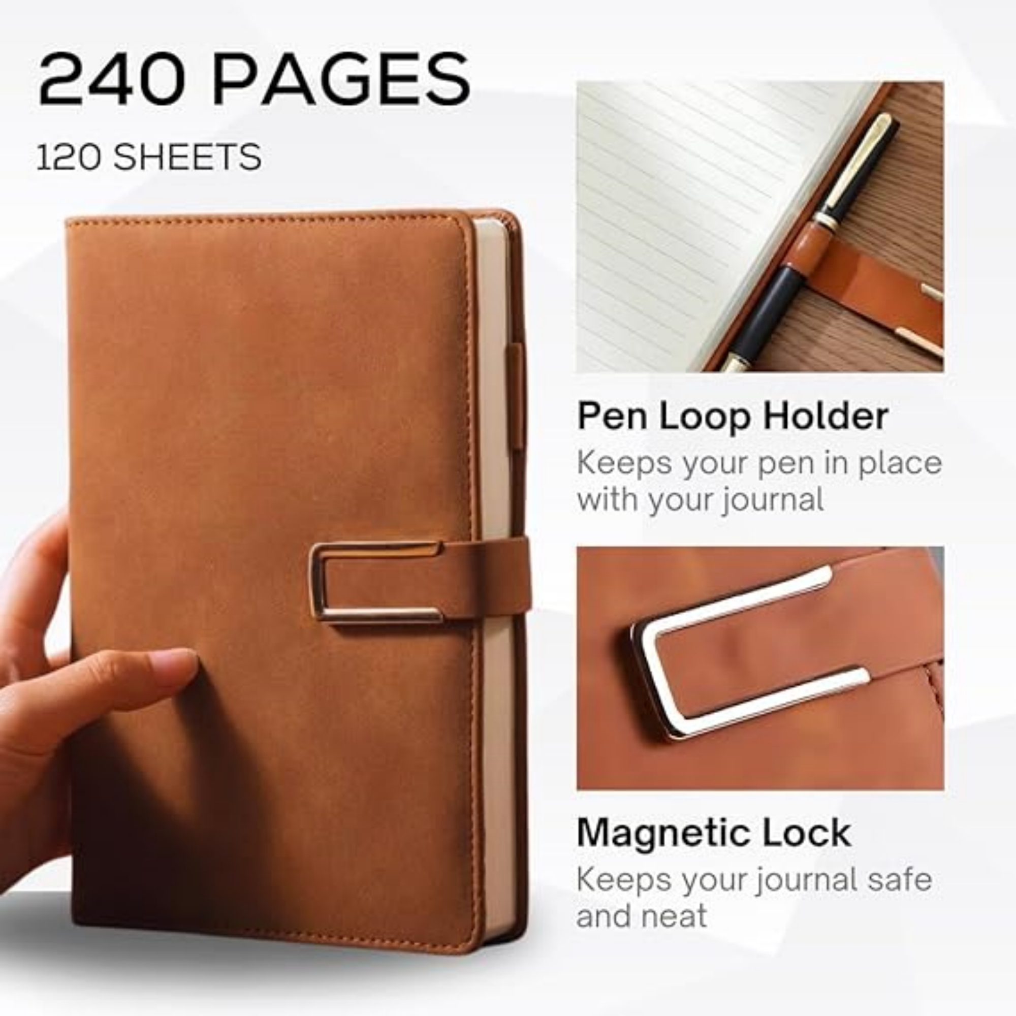 Leather Journal A5 Item No#11519 - Image 4
