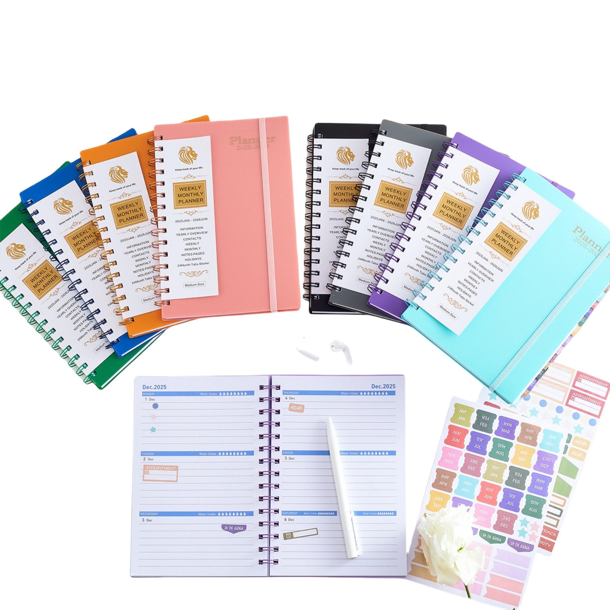 2025-2026 Weekly Monthly Planner Item No#11581 - Image 2