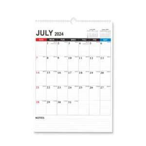 18 Months 17"*12" Simple Wall Calendar From Jan 2025 To June 2026 Item No#12054