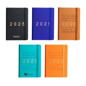 2025 Jan - Dec 5.8" X 8.4" A5 Daily Planner Item No#12189