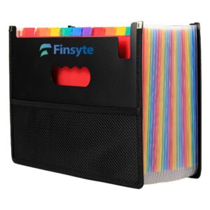 24 Pockets Expanding File Folder With Cloth Edge Wrap Item No#12206