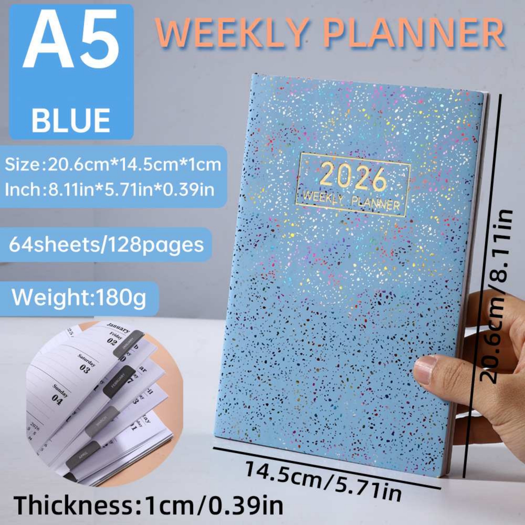 A5 2026 Daily Planner Item No#12987 - Image 10