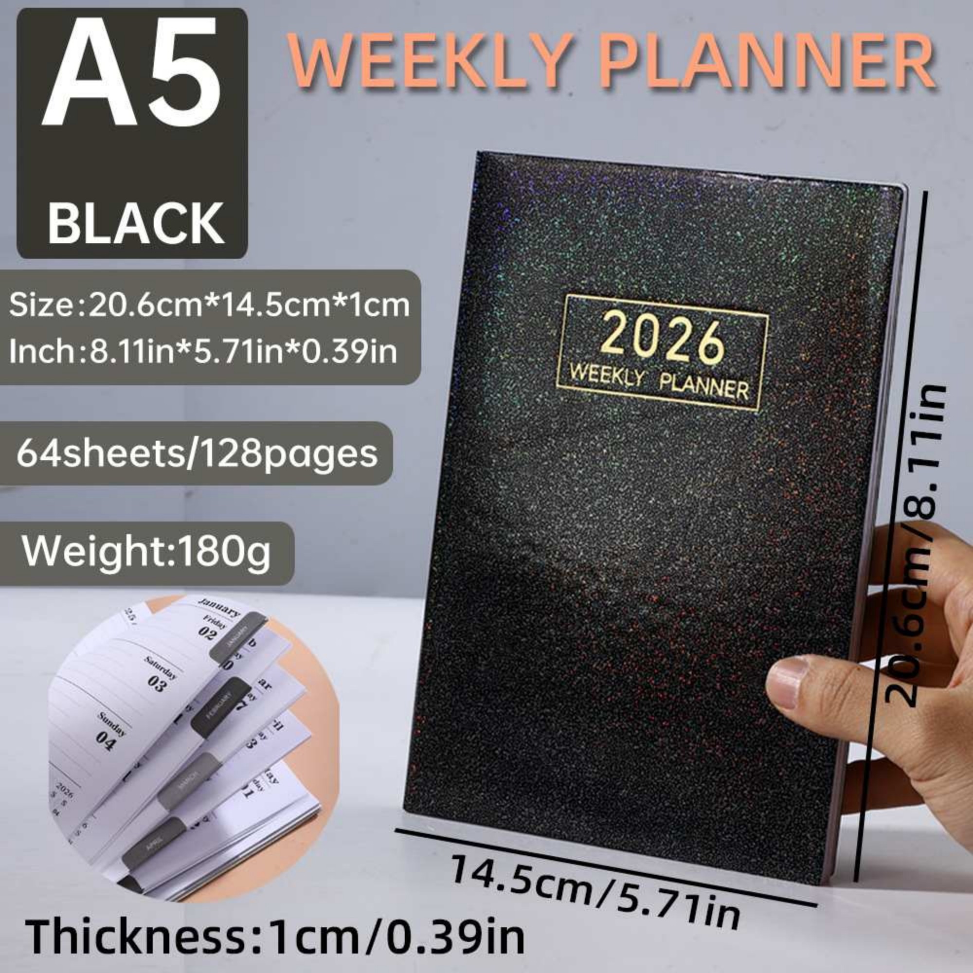 A5 2026 Daily Planner Item No#12987 - Image 7