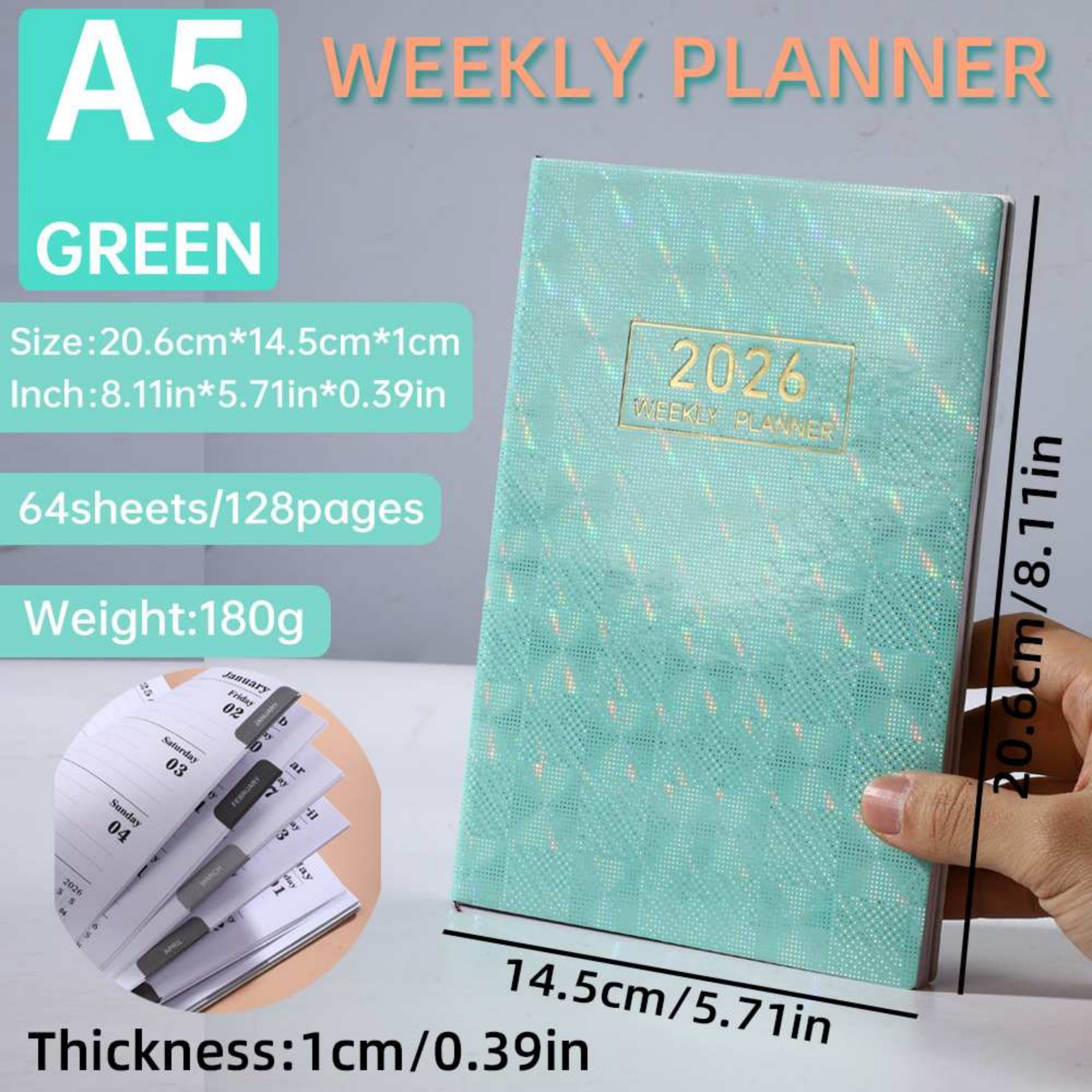 A5 2026 Daily Planner Item No#12987 - Image 8