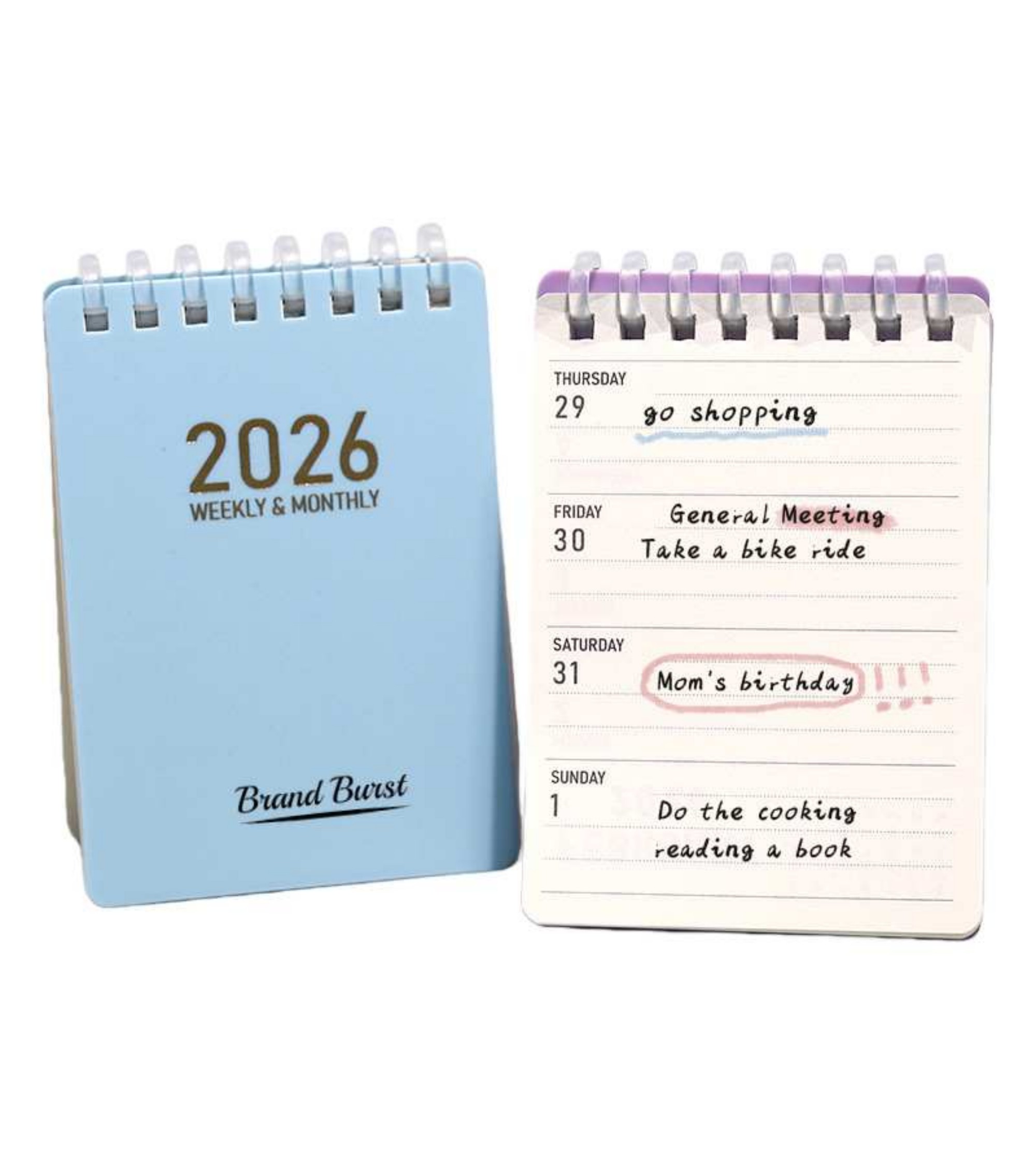 A7 Mini Daily Planner Item No#12991